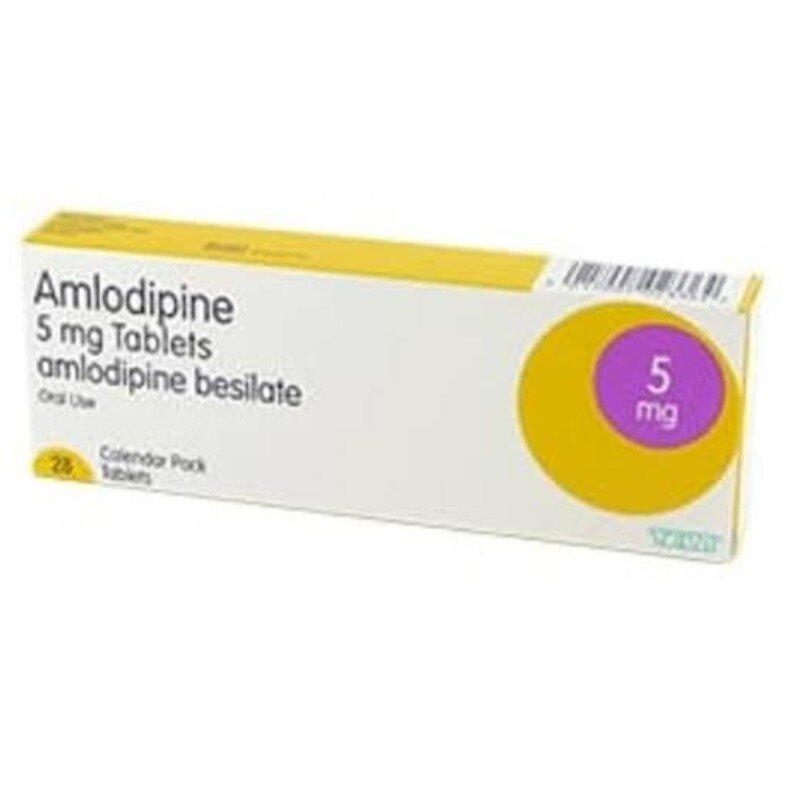 Amlodipine 5mg (28 tabs) Image