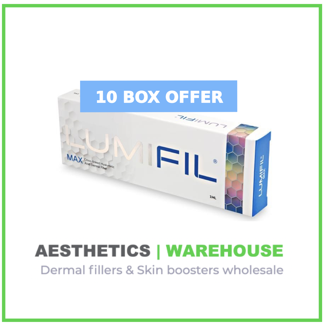 Lumifil MAX 1.1ml ( 10 filler Bundle *OFFER* ) - 1