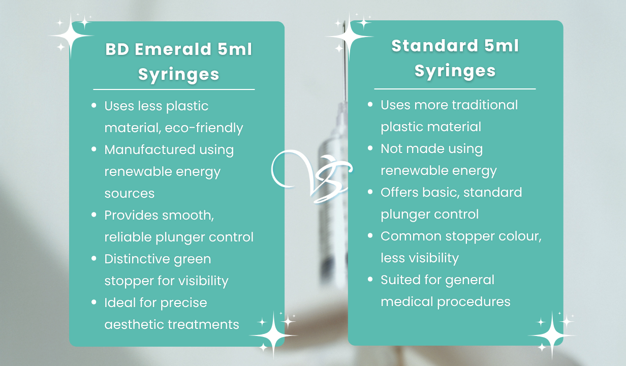 BD Emerald 5ml Syringes (100) - 1