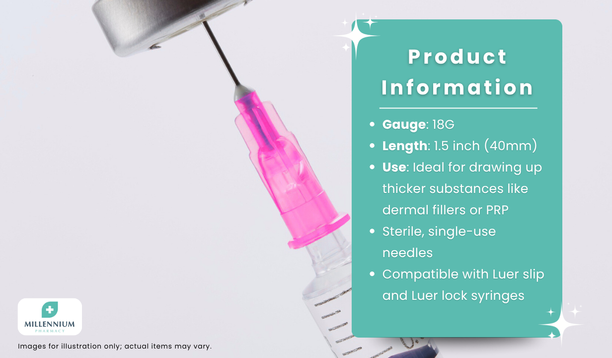 BD microlance needles 18g (pink) (100) - 2