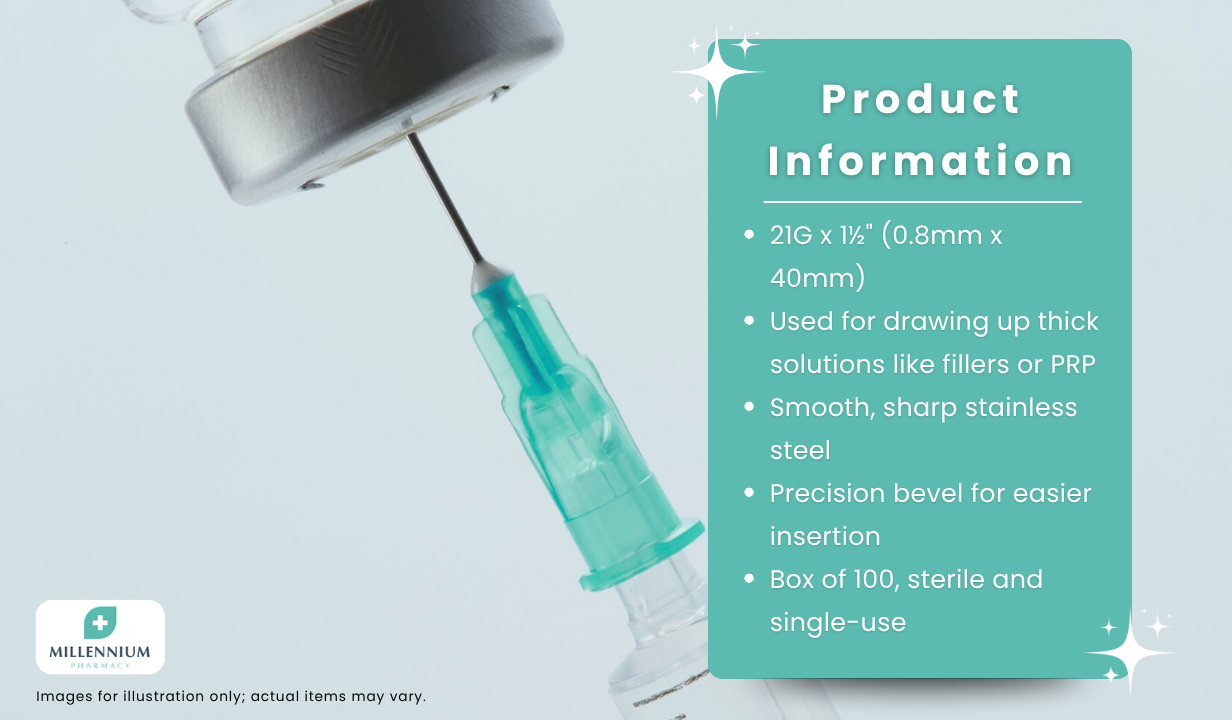 BD microlance needles 21g (Green) (100) - 2