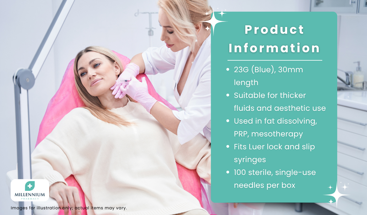 BD microlance needles 23g (Blue) (100) - 3