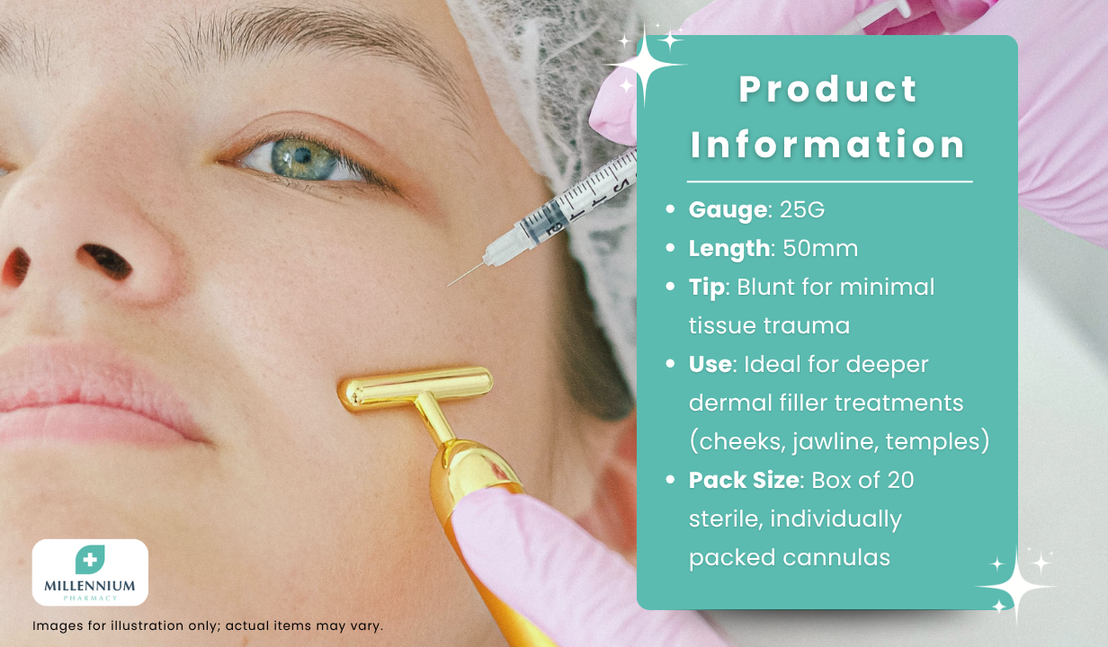 TSK Cannulas 25g x 50mm (Box of 20) - 3