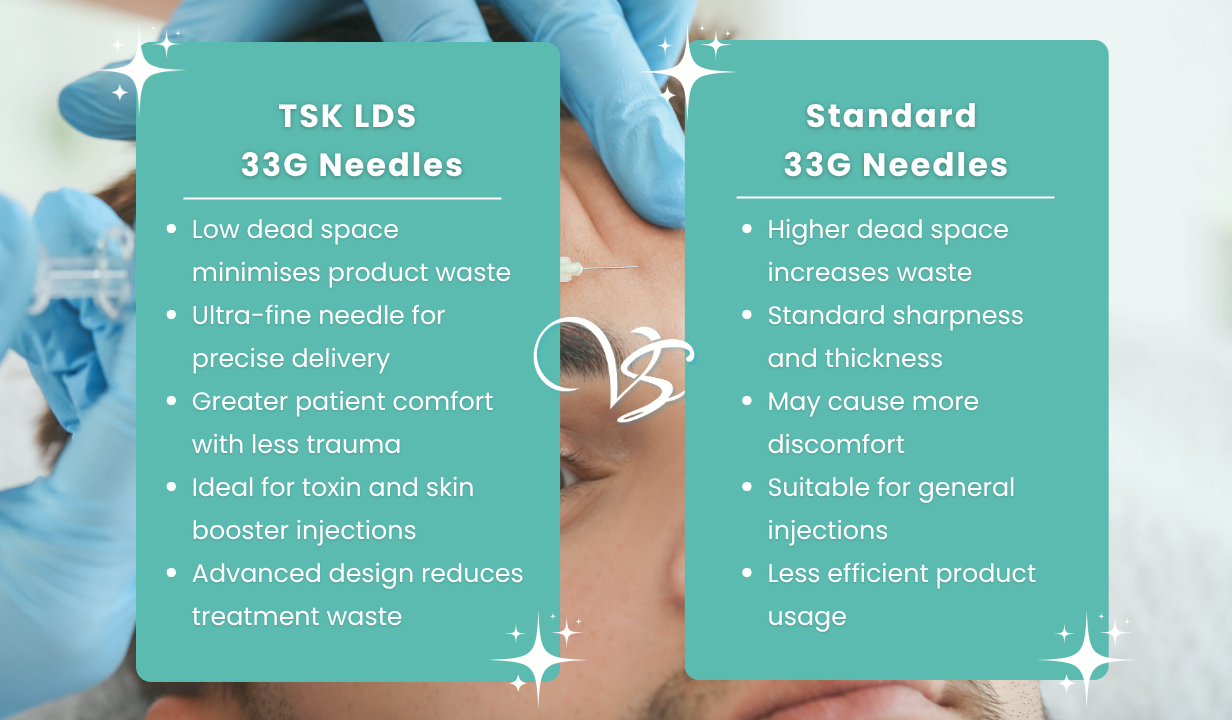 TSK LDS 33g Needles (Box of 100) - 1