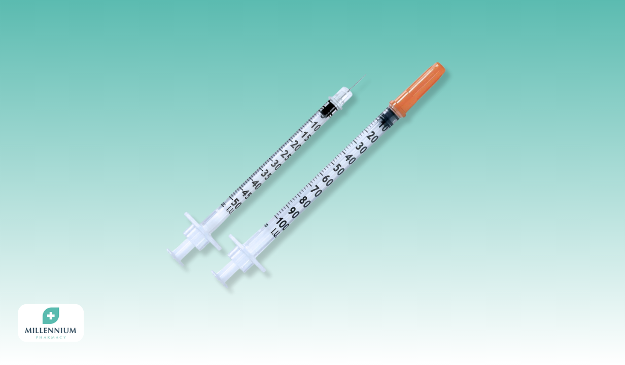 Unodent Syringe + Needle 0.5ml 30g (100) - 4