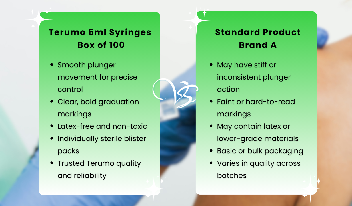 Terumo 5ml Syringes Box of 100 - 4