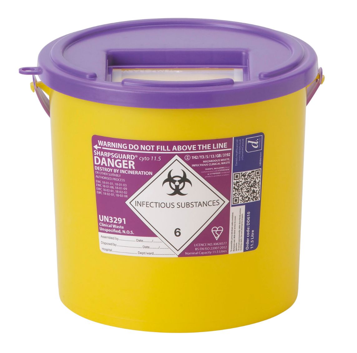 Sharps Bin 11.5L - 1