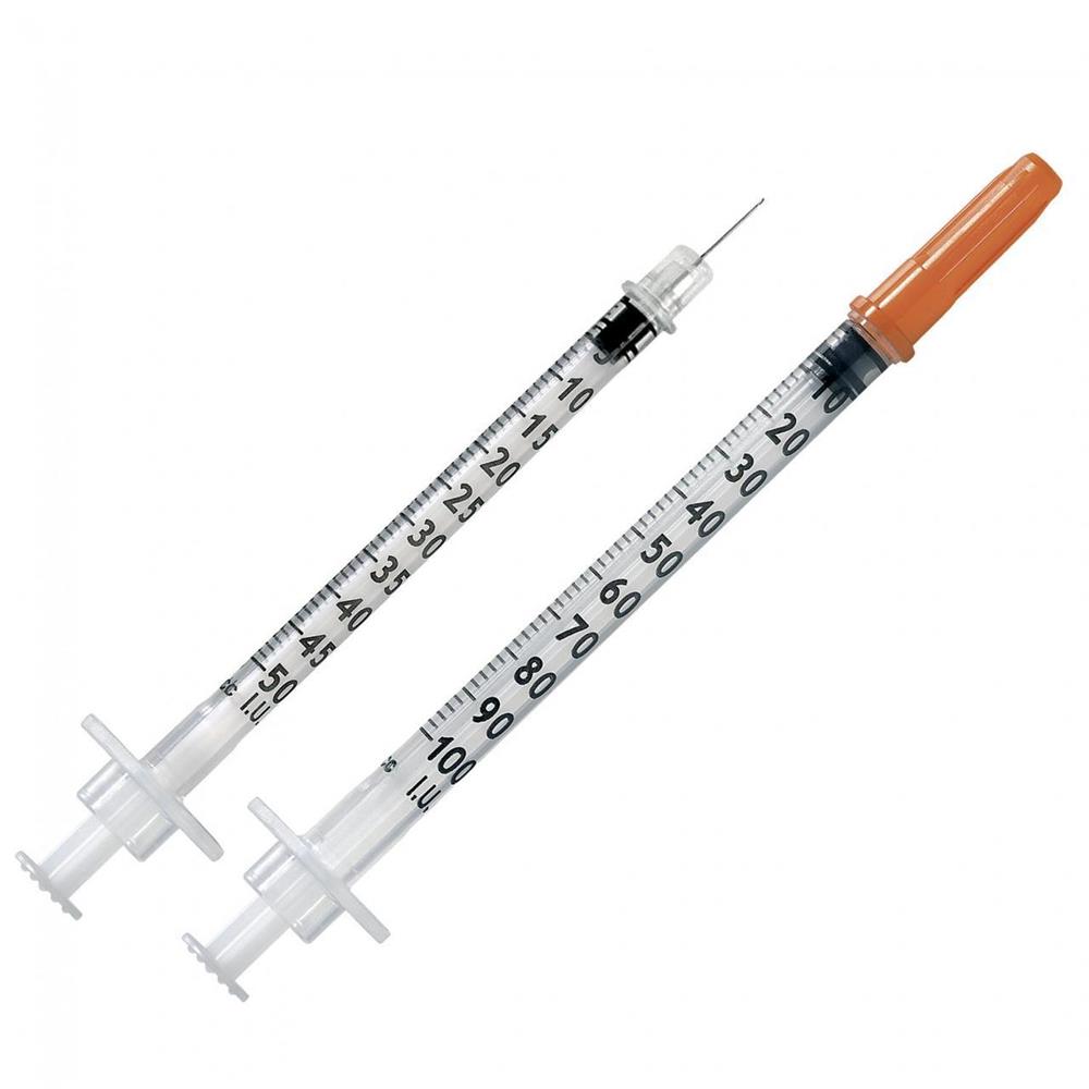 Unodent Syringe + Needle 0.5ml 30g (100) - 1