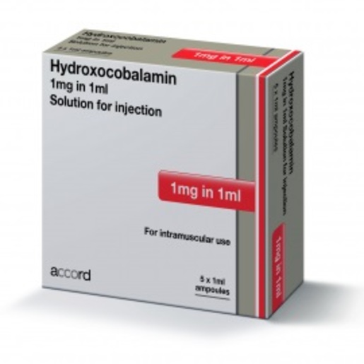 Hydroxocobalamin (Vit B12) 1000mcg inj (5)