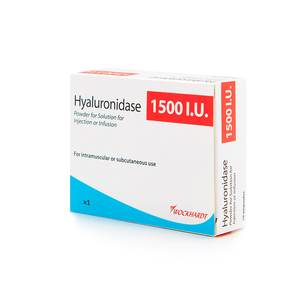 Hyaluronidase (Hyalase) 1500iu Pwd Amp x 10 (Full Pack) - 1