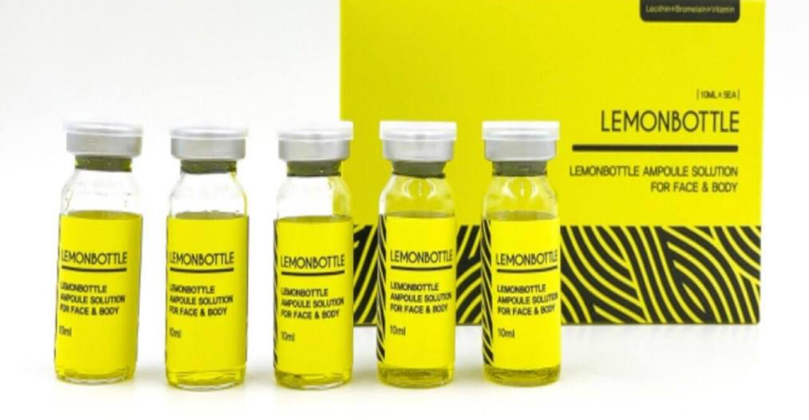 LEMON BOTTLE (5 X 10ML) FAT DISSOLVER with Vitamin B2 - 1