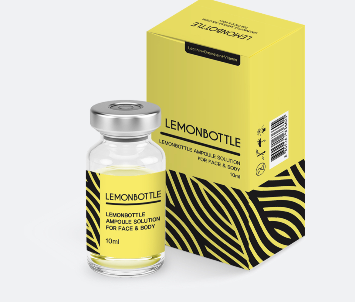 Lemon Bottle 1 x 10ml FAT DISSOLVER with Vitamin B2 - 1