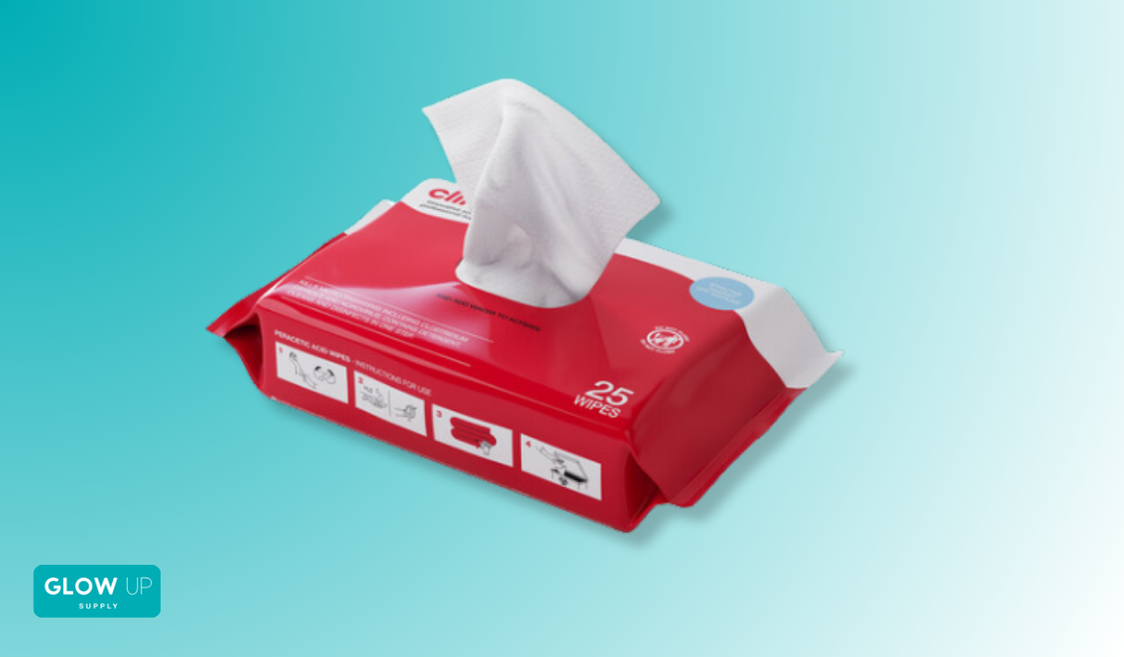 CLINELL PERACETIC ACID WIPES – SPORICIDAL - 2