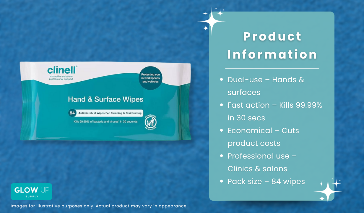 CLINELL ANTIMICROBIAL HAND AND SURFACE WIPES – 84 PACK - 3