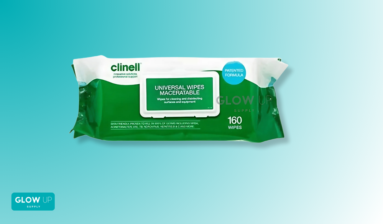 CLINELL MACERATABLE UNIVERSAL WIPES – PACK OF 160 - 1