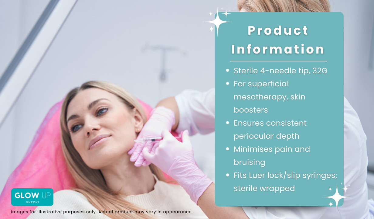 4 NEEDLE TIP WITH 32G X 1.2MM NEEDLES - 3