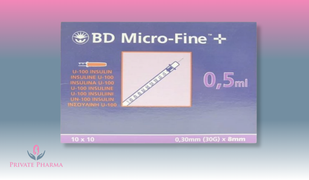 BD 0.5ml MICRO-FINE INSULIN 30G x 8mm (100 PACK) - 1