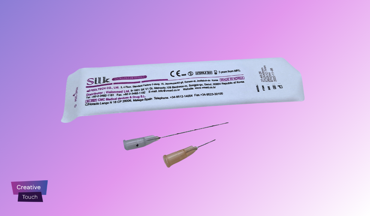 Silk BLUNT TIP CANNULA & NEEDLE 27G X 50MM - 4