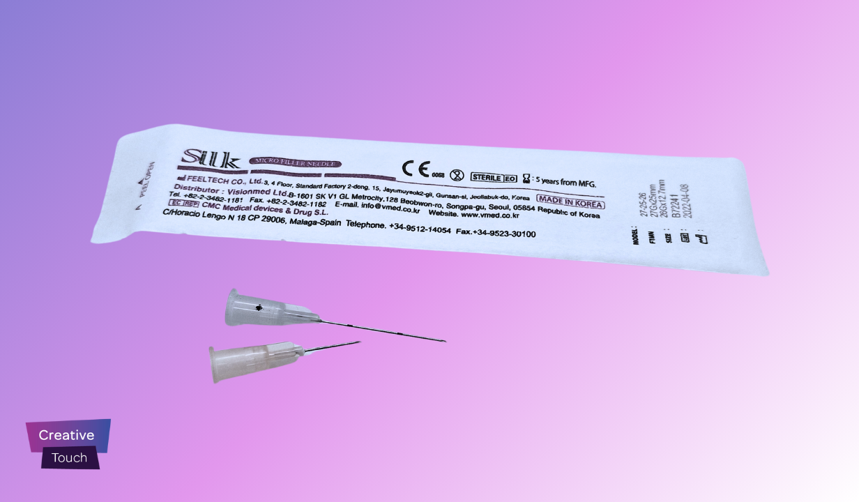Silk BLUNT TIP CANNULA & NEEDLE 27G X 25MM - 4
