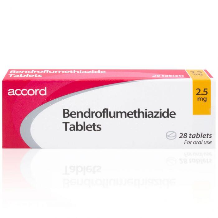 BENDROFLUMETHIAZIDE TAB 2.5MG - 1