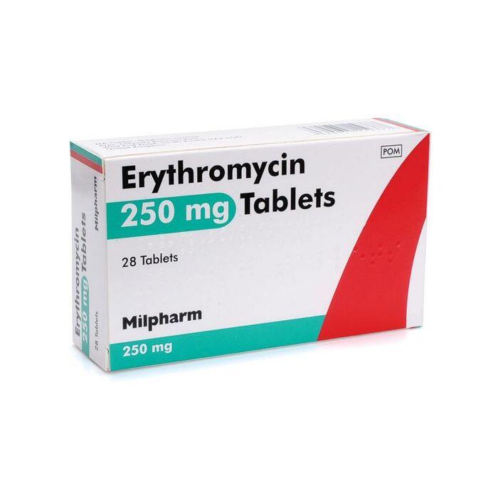 Erythromycin 250mg (28 tablets) - 1