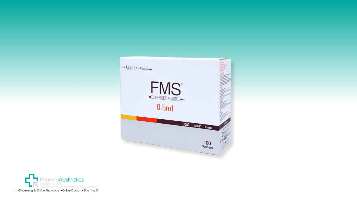 FMS Micro Syringe 0.5ml 32G x 8mm - 1