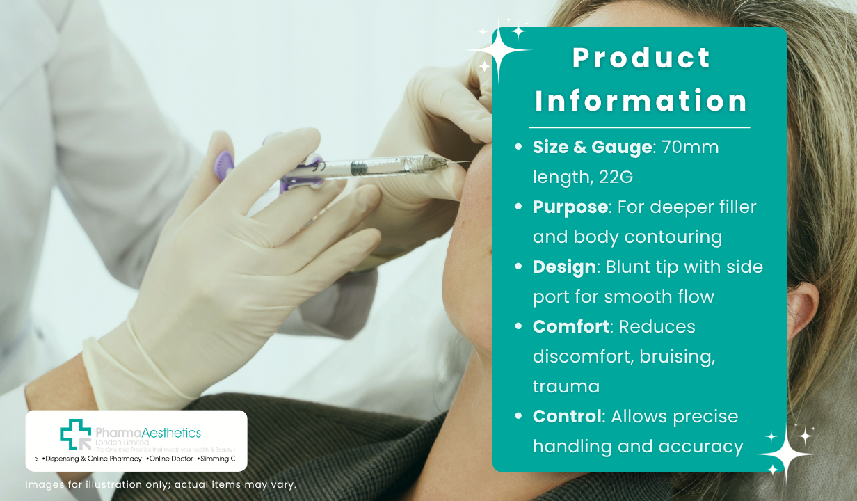 STERiGLIDE™ Cannula 22G x 70mm - 3