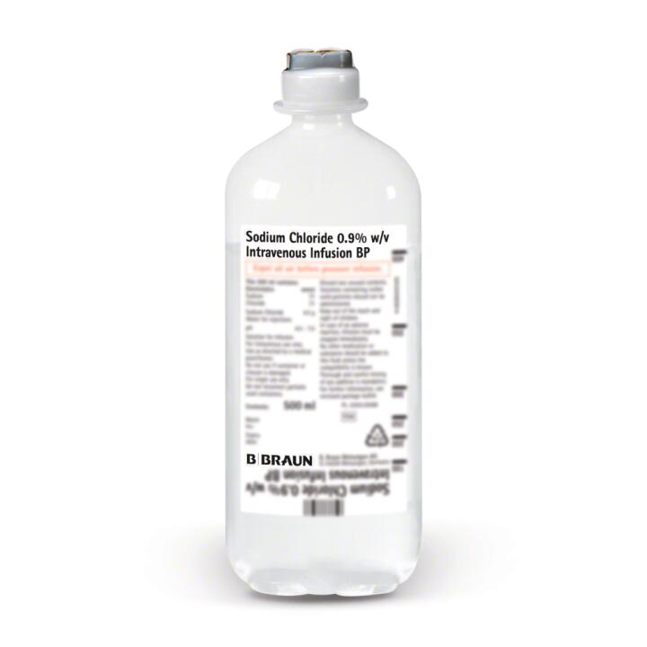 Sodium Chloride Saline NaCl 250mL IV Drip Bottle - 1