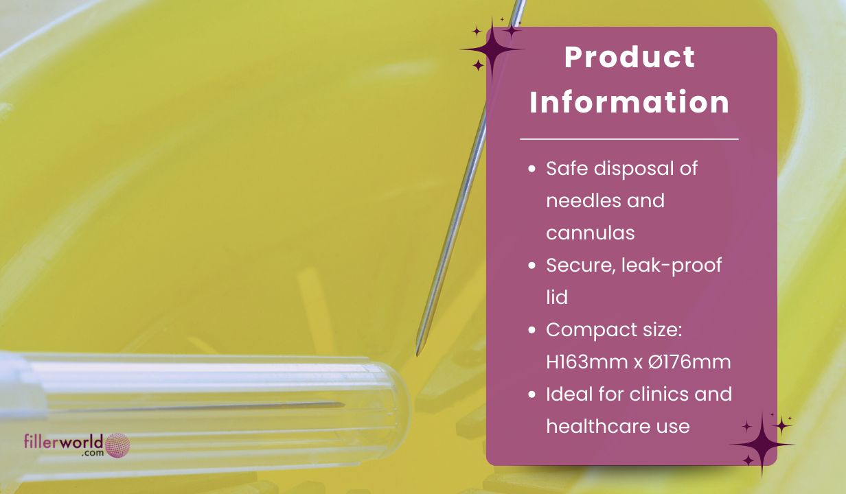 Sharpsguard - Yellow 2.5 litre Sharps bin - 3