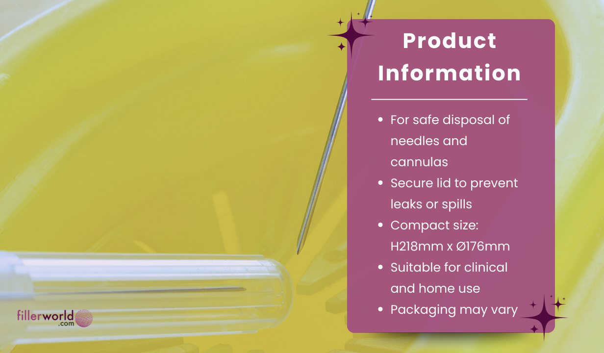 Sharpsguard - Yellow 3.75 litre Sharps bin - 3