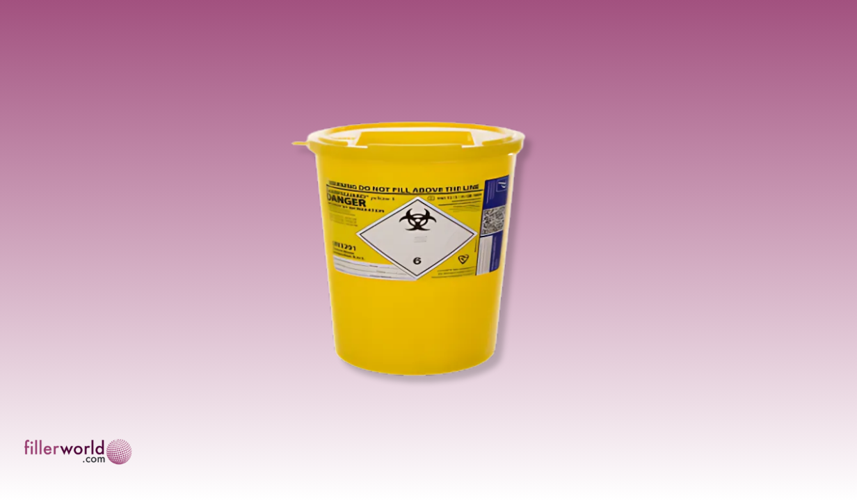 Sharpsguard - Yellow 5 litre Sharps bin - 4