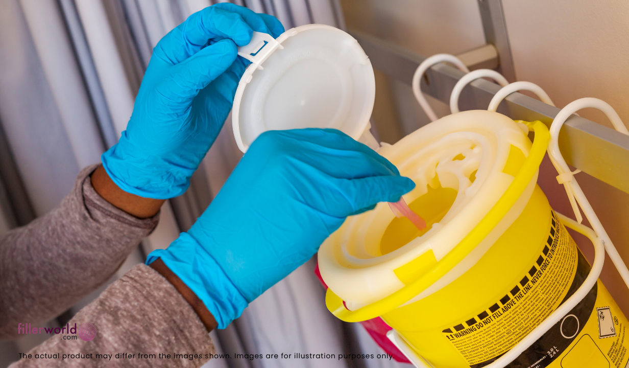 Sharpsguard - Yellow 7 litre Sharps bin - 2