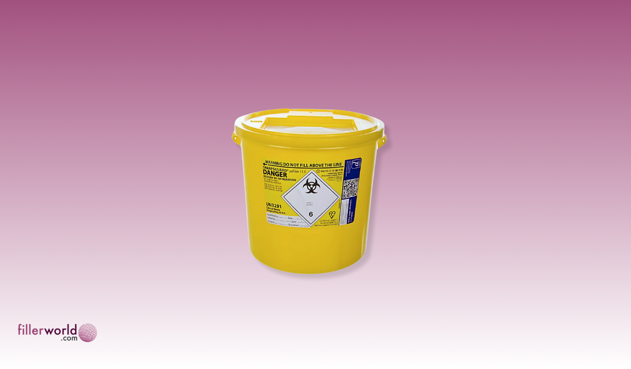 Sharpsguard - Yellow 11.5 litre Sharps bin - 4