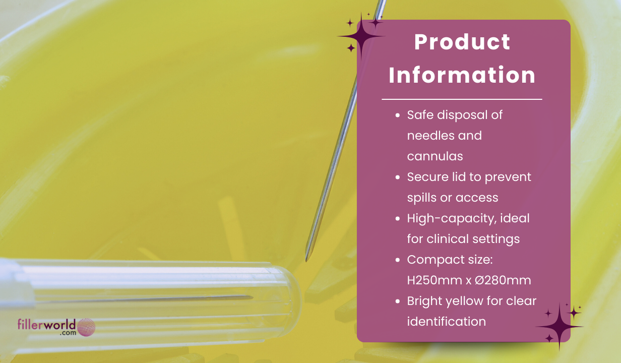 Sharpsguard - Yellow 11.5 litre Sharps bin - 2
