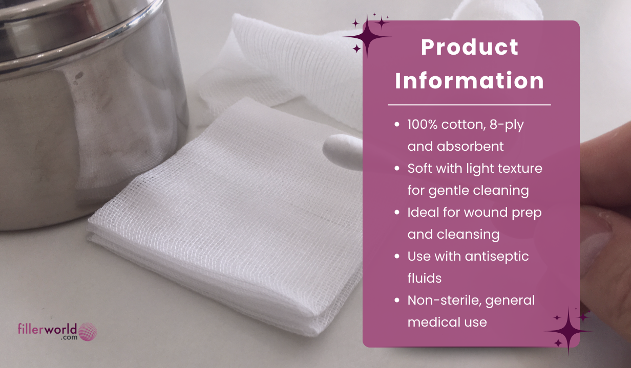 Gauze Swabs Non-sterile 7.5x7.5cm x 100 - 2