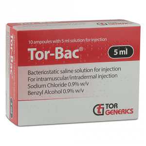Tor-Bac 1x5ml Single Ampoule bacteriostatic saline solution for injection (Torbac) - 1