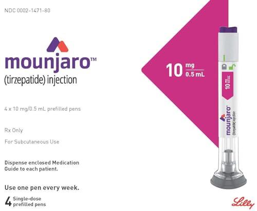 Mounjaro Kwikpen 10mg/0.6ml (4 FREE needles included)