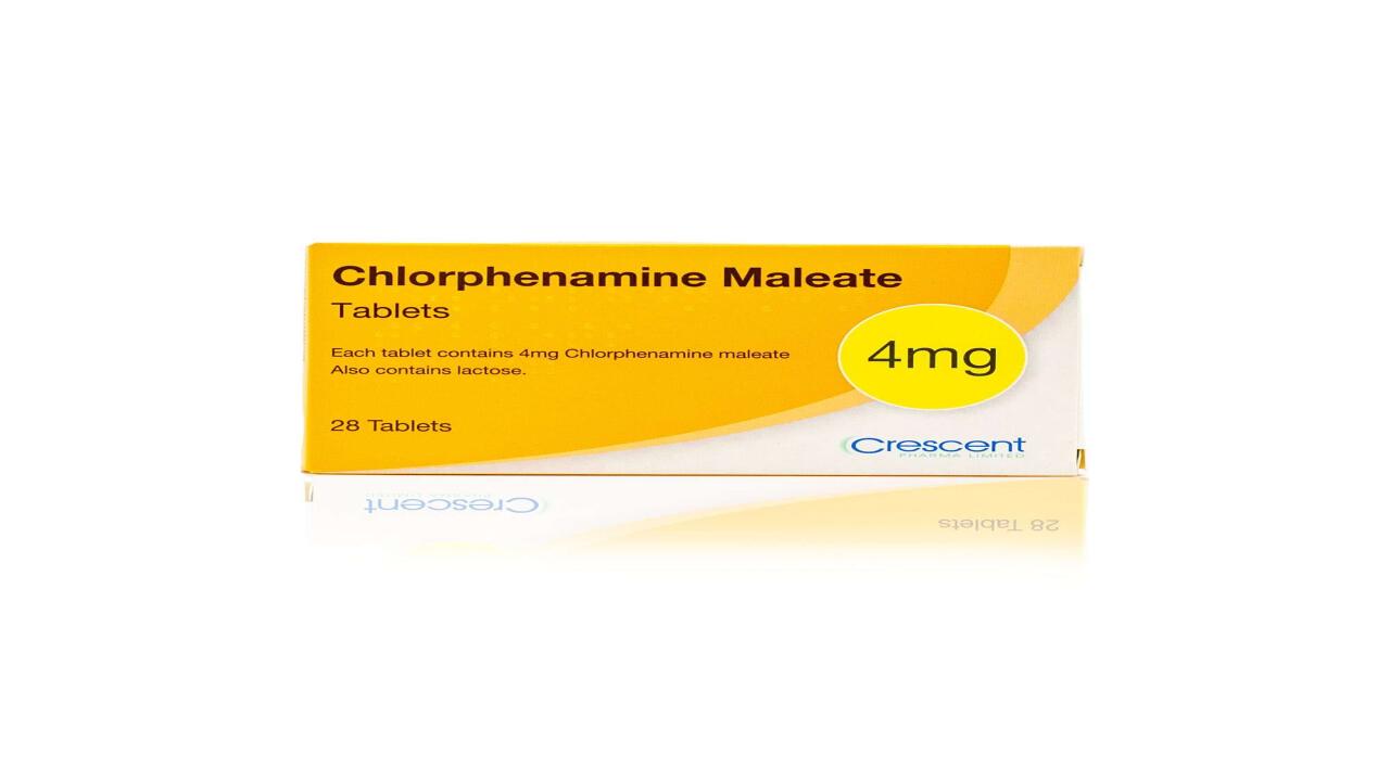 Chlorphenamine 4mg Tabs (28) - 1