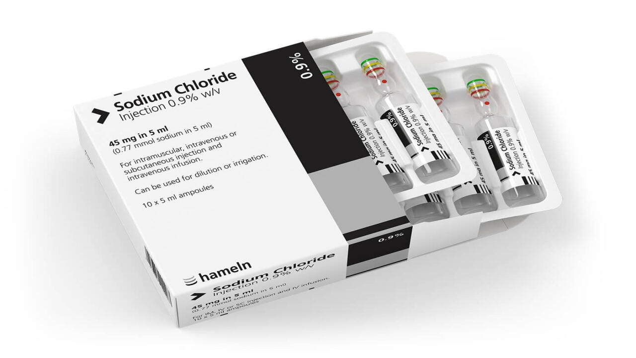 Sodium chloride 0.9% 10x5ml - 1