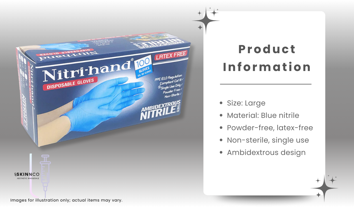 Nitri-Hand Examination Gloves (Large) - 3