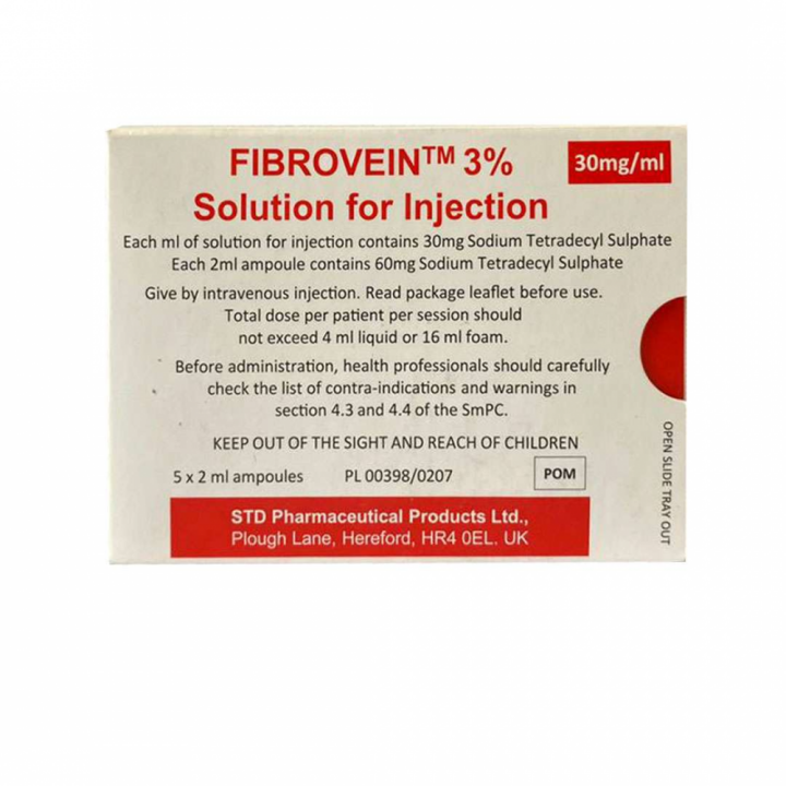 Fibrovein 3% solution for injection 5x2ml - 1