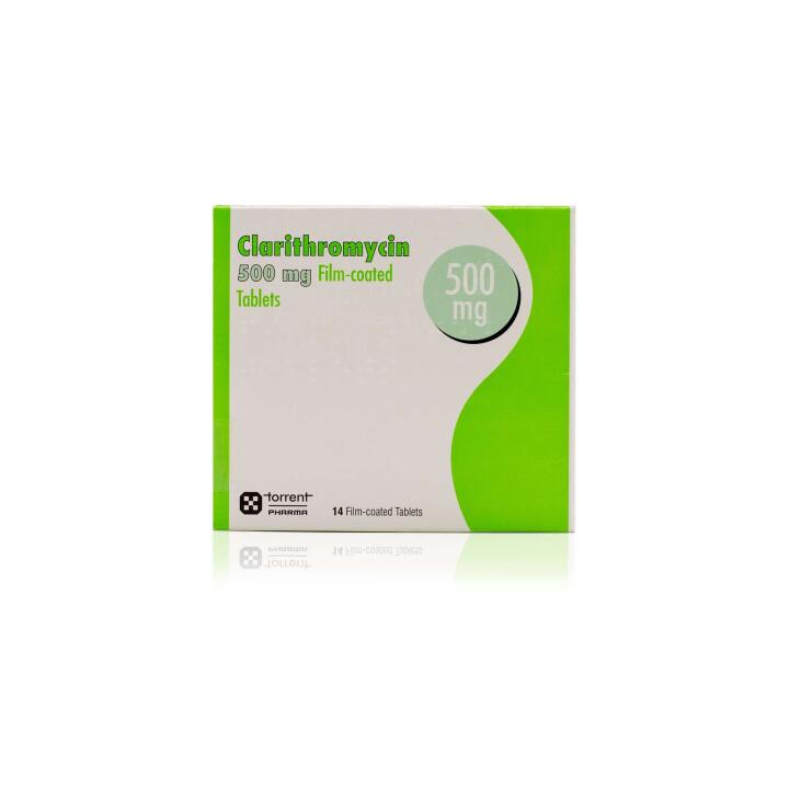 Clarithromycin 500mg tablets (14)