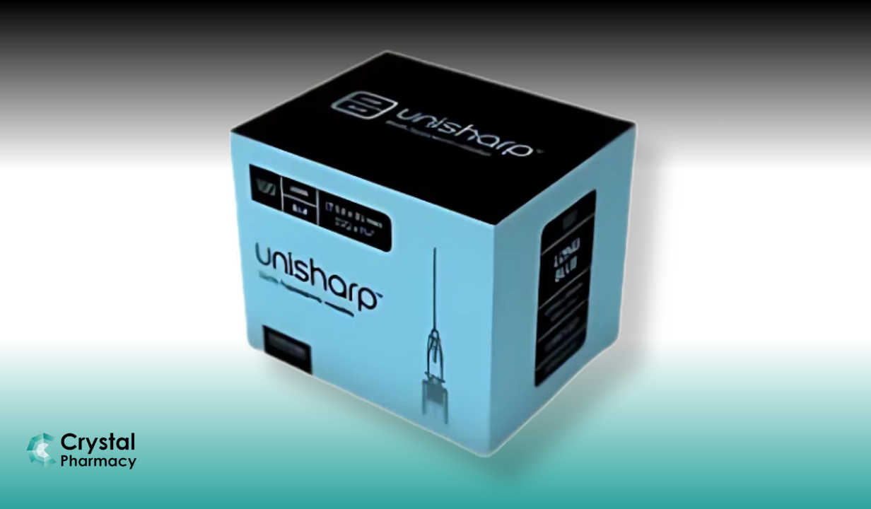 Unisharp: Blue 23 gauge 32mm (1 inch) needle - 1