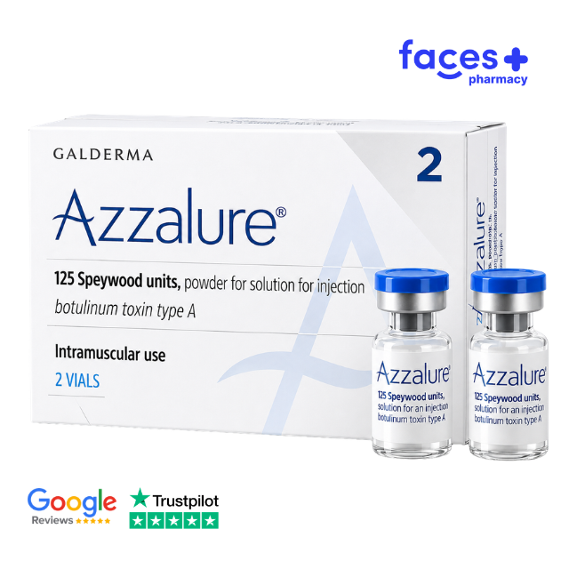 Azzalure 125 Units - DUAL VIALS Anti-Wrinkle Treatment