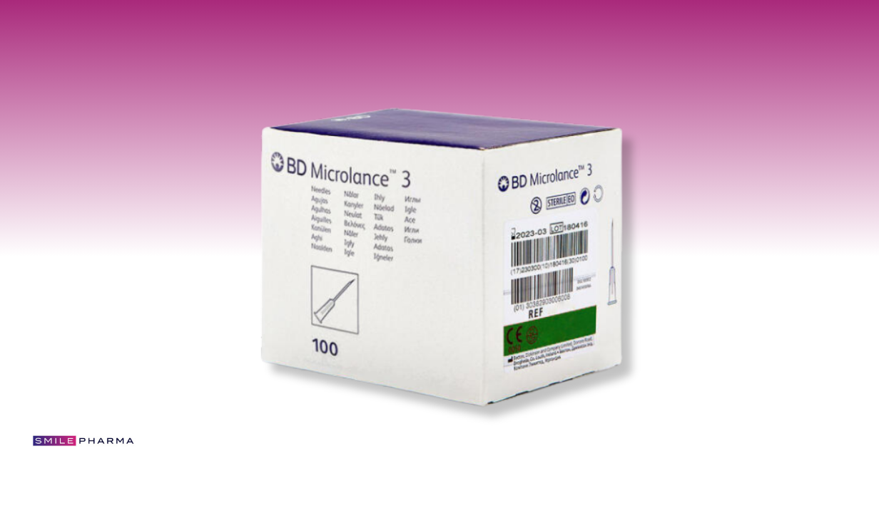 BD GREEN 21G X 40MM (1 X 1/2) NEEDLE 100S - 1