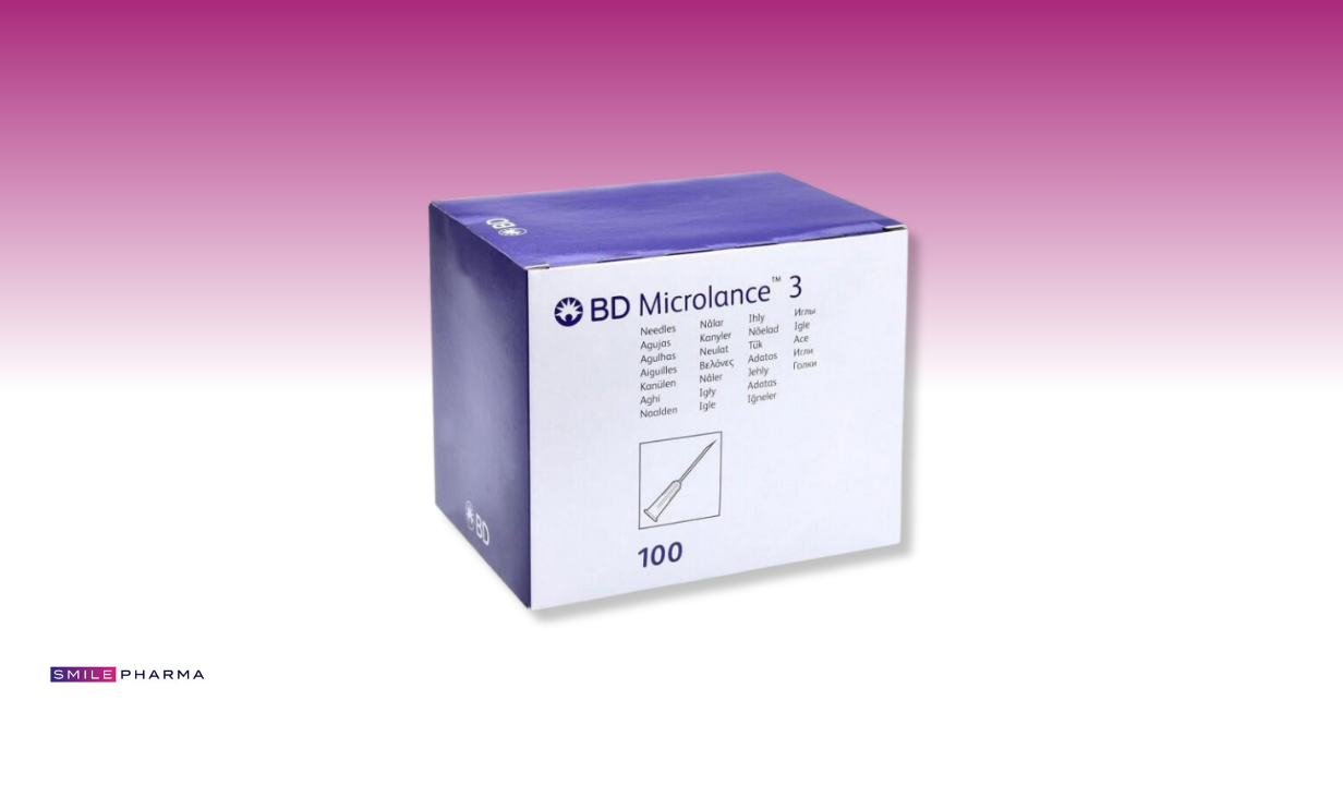 BD BLUE 23G X 30MM (1 1/4") NEEDLE 100S - 1