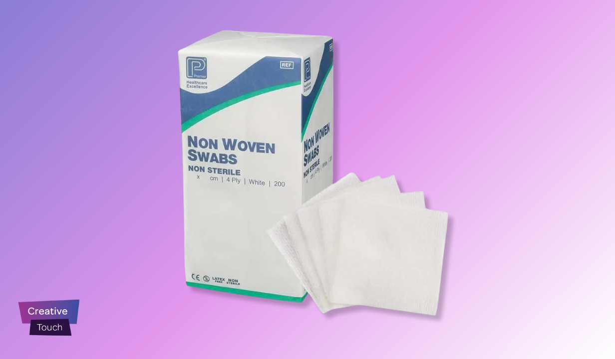 Non-Woven Swabs - 10cm x 10cm 4 Ply x 200 - 2