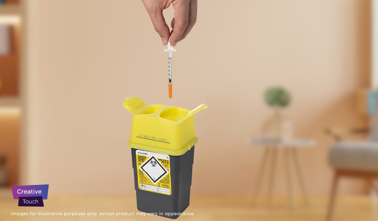 Sharps Disposable Box - 1 Litre - 3