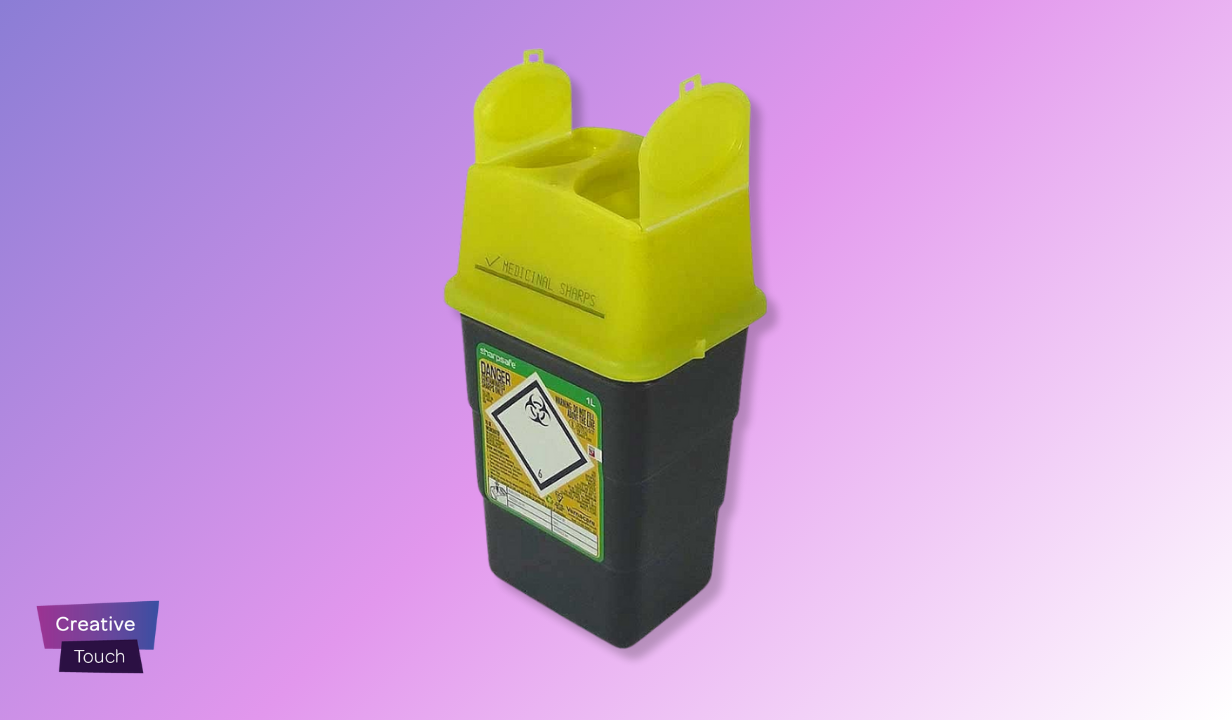 Sharps Disposable Box - 1 Litre - 4