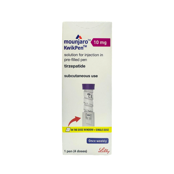 Mounjaro 10mg KwikPen Solution For Injection 2.4ml Pre-Filled Pens (Eli Lilly and Company Ltd) (FREE NEEDLES SUPPLIED) - 1